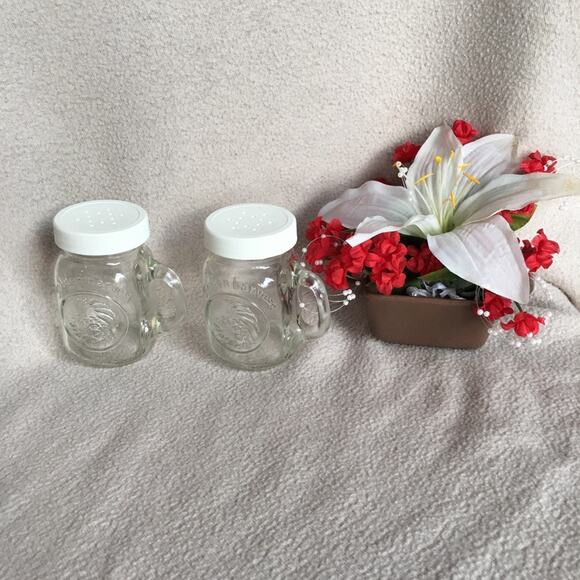 Golden Harvest Salt & Pepper Shaker Mini Mason Jars - Picture 1 of 5